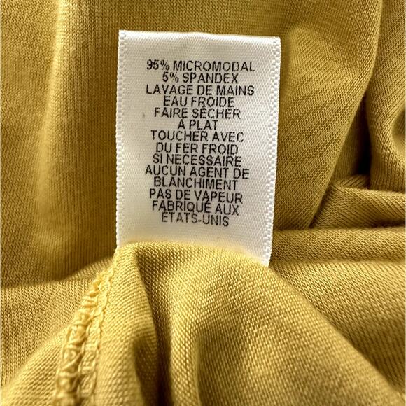 LAMade Short Sleeve‎ Carlsbad Crossback Tee-Size XS Gold-NWT - Picture 6 of 6